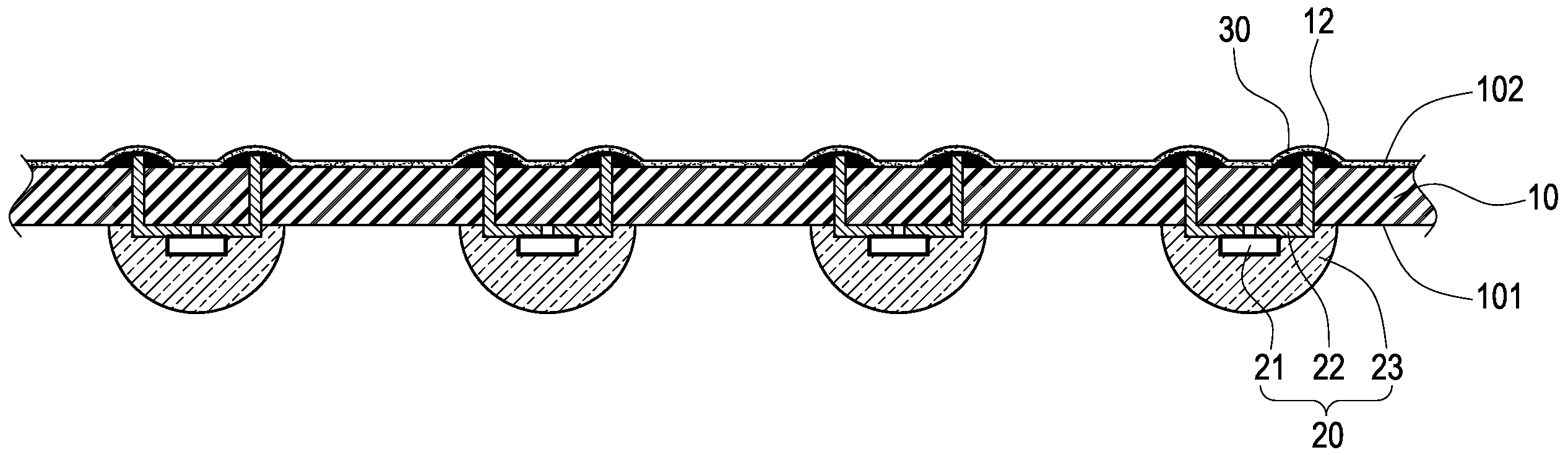 Heat dissipating structure of LED circuit board and LED lamp tube comprised thereof