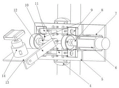 Blade automated detection device based on three-dimensional raster scanning and detection method thereof