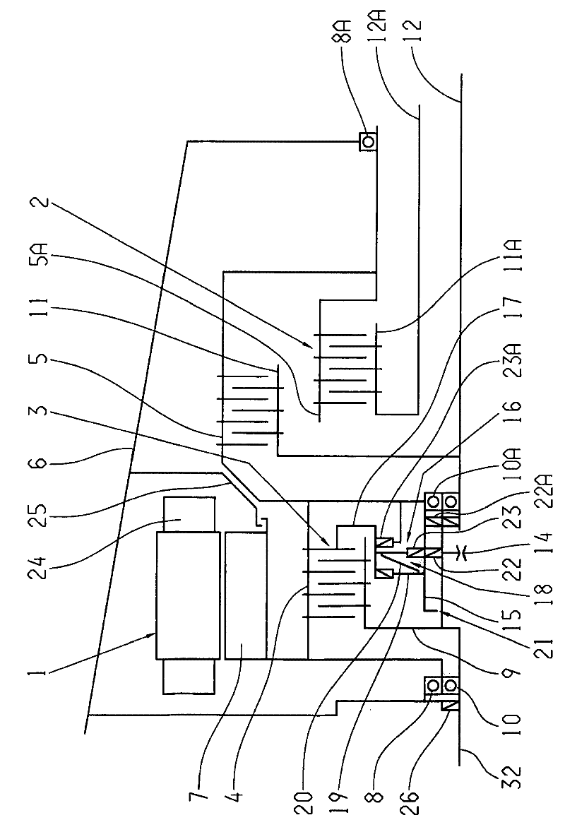 Hybrid drive arrangement