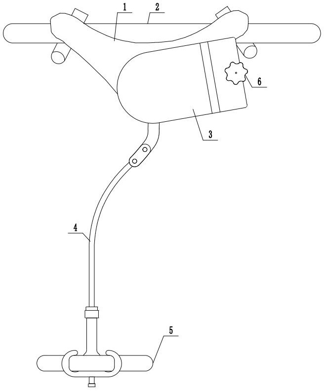 A waist-worn energy storage rehabilitation walker