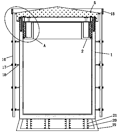 Power supply system for integrated brightening lighting equipment