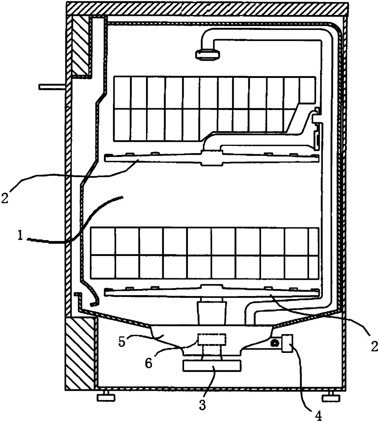 Drainage detection method for dish washing machine and dish washing machine