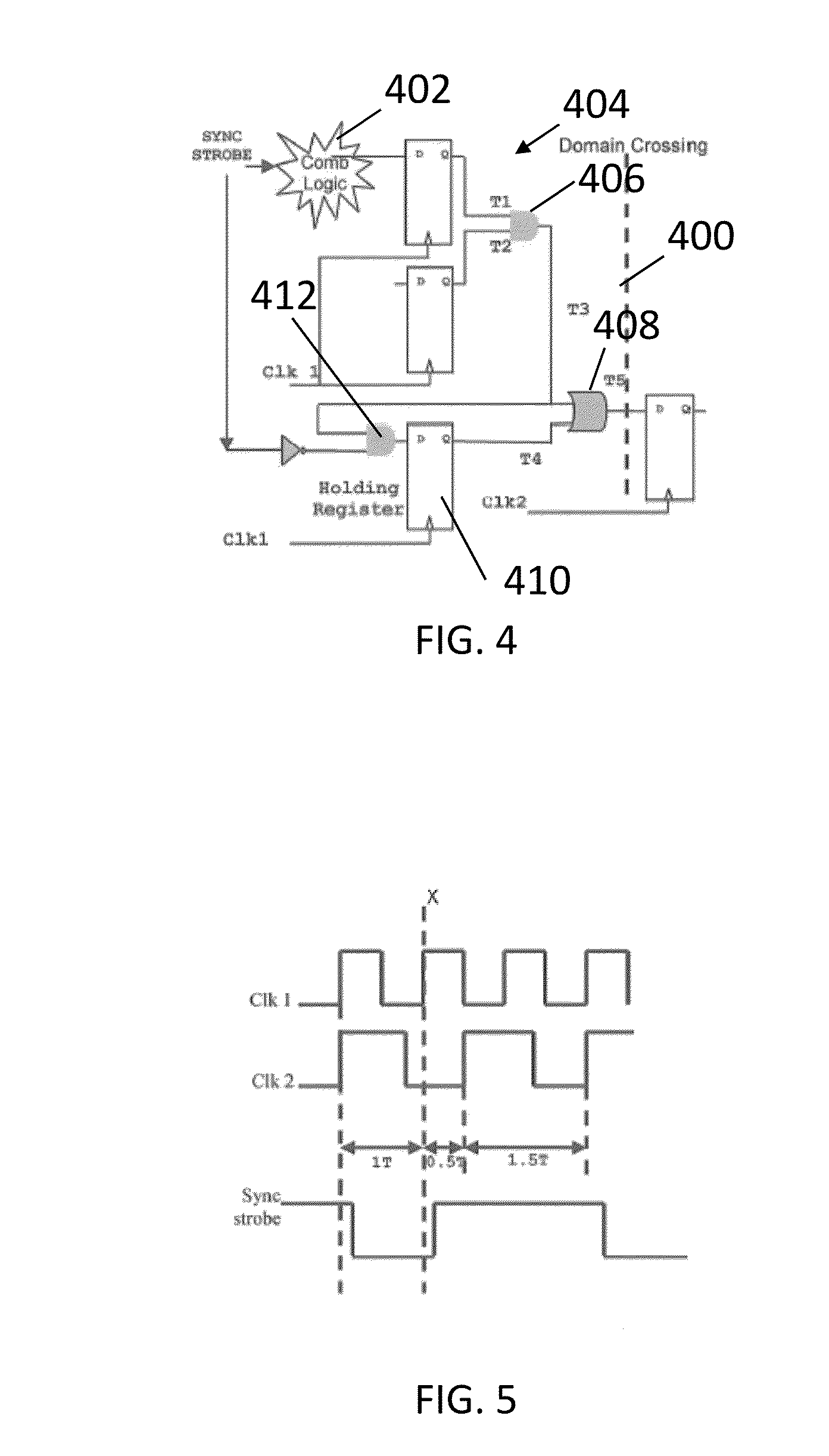 Apparatus and Method for Achieving Glitch-Free Clock Domain Crossing Signals