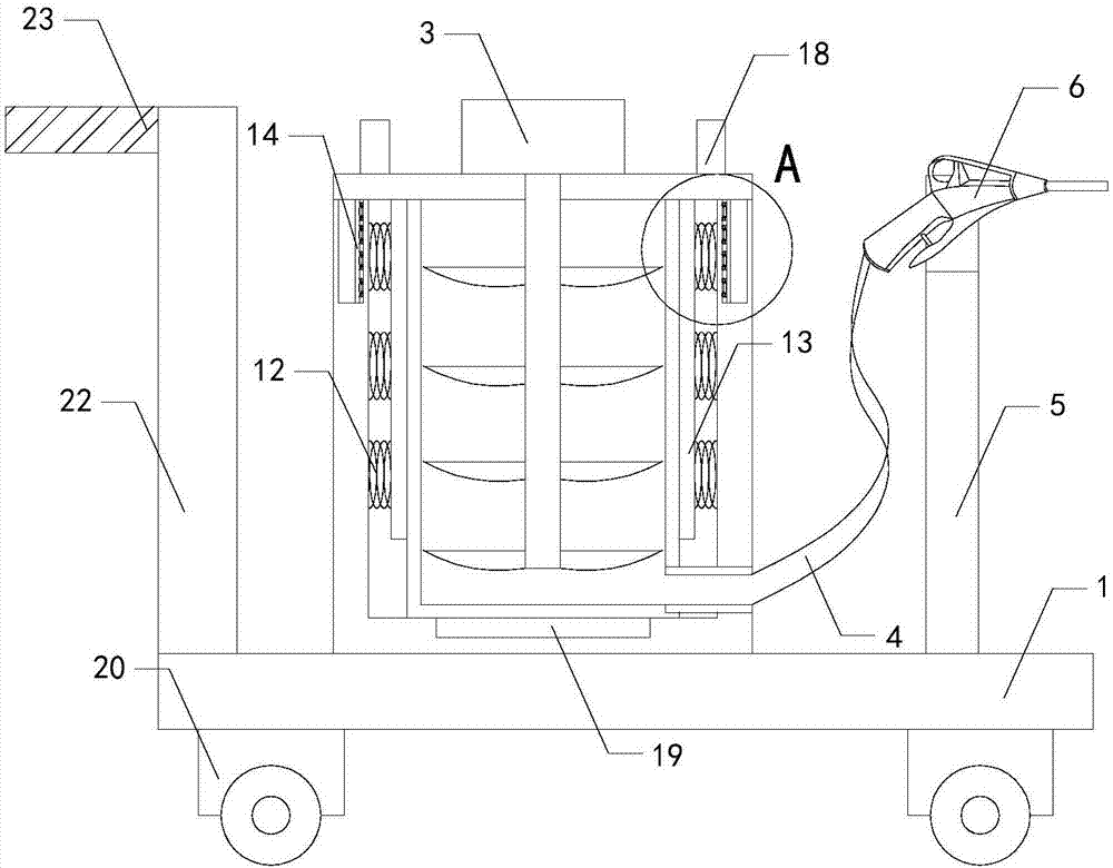 Spraying equipment for backlight component