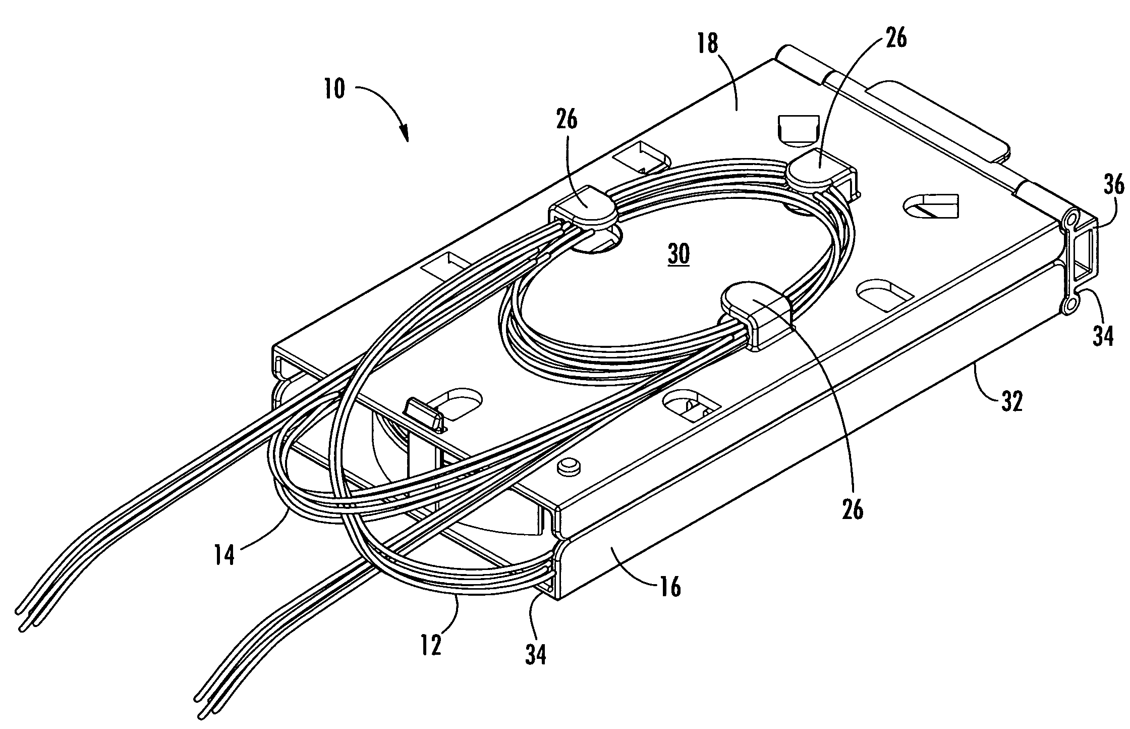 Fiber optic splice trays