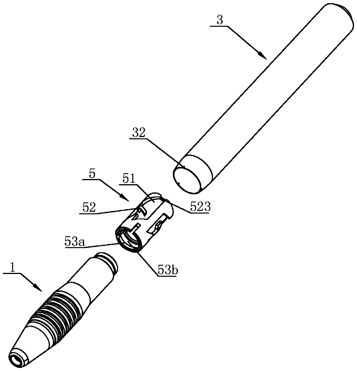 Torsion clamping pen