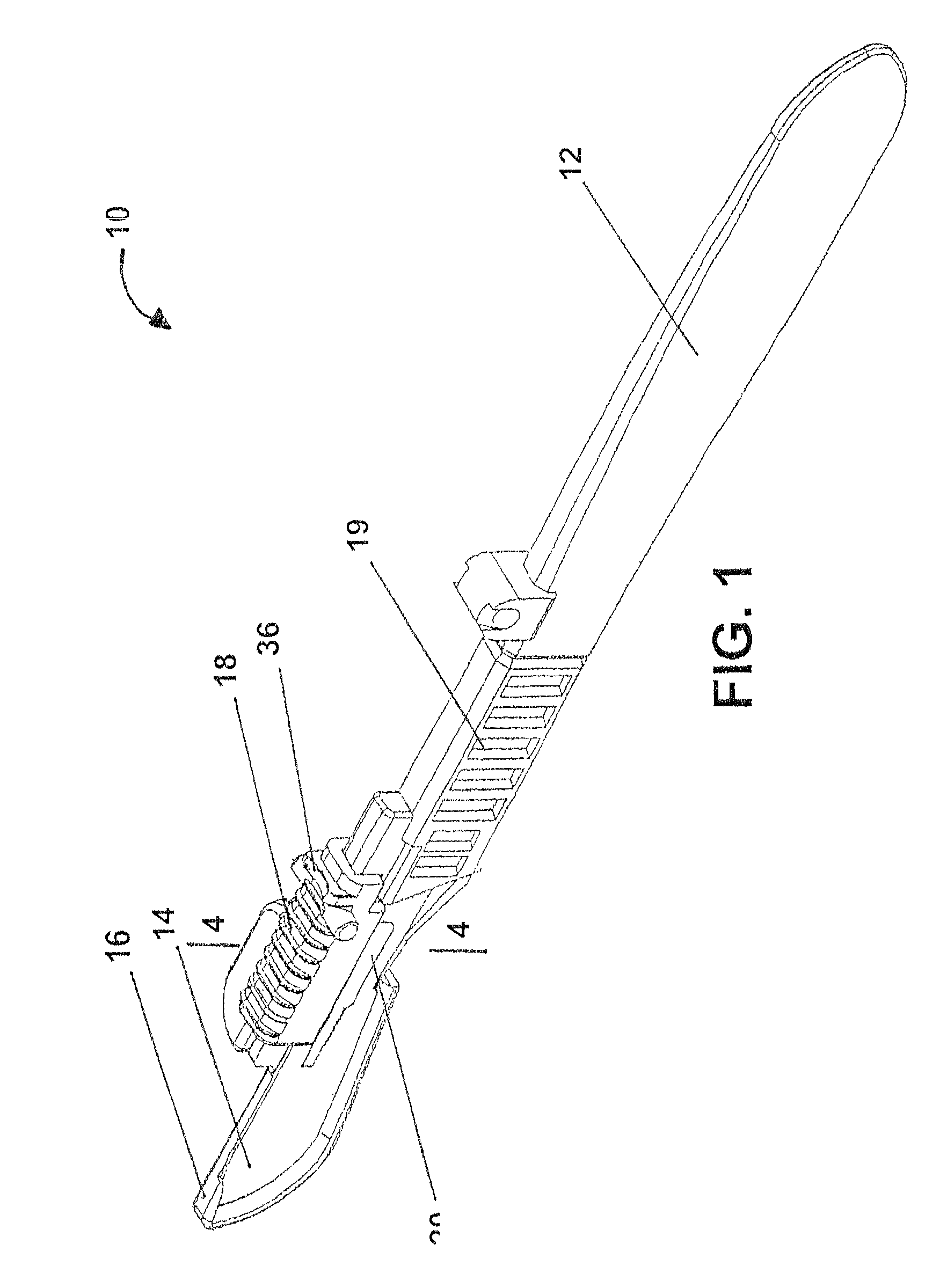 Shielded scalpel