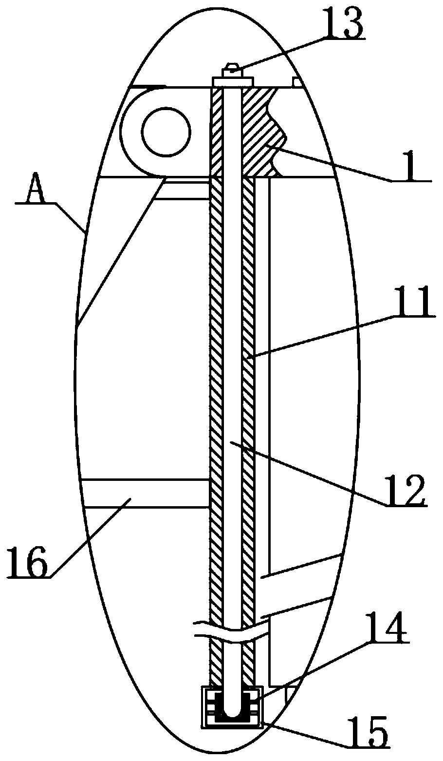 A thermal power plant emergency protection partition wall