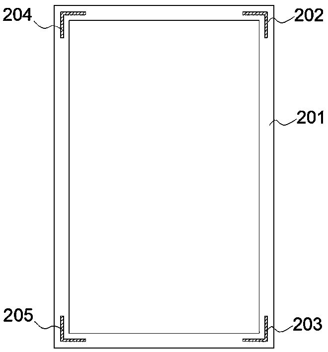 Reinforced composite metal structure and moulding method and application thereof