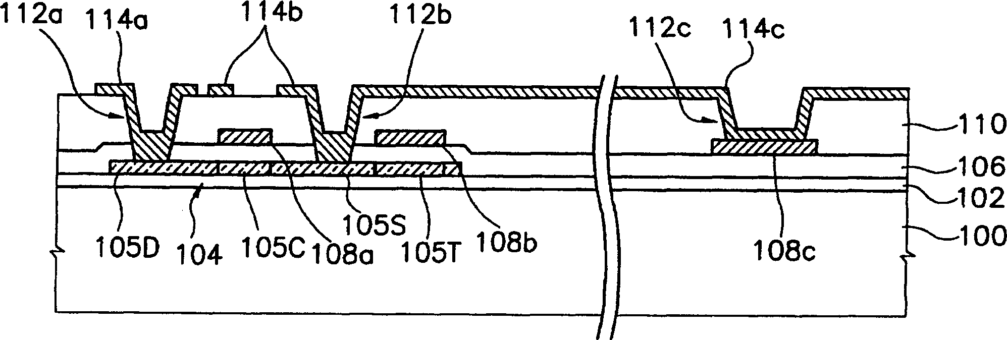 Polysilicon film transistor of liquid crystal display device and its mfg. method