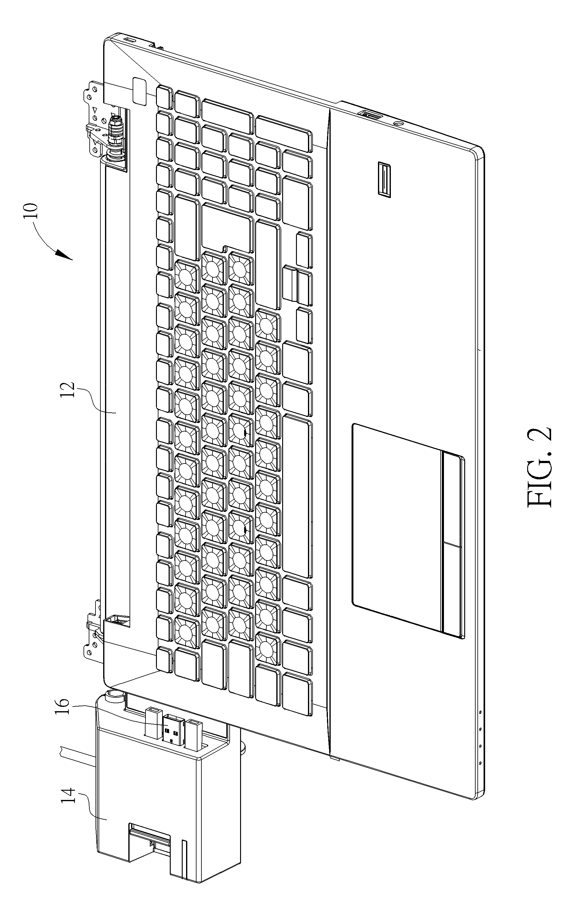 Connector mechanism with a guide hole structure, connector mechanism with a guide pin structure and related electronic device assembly