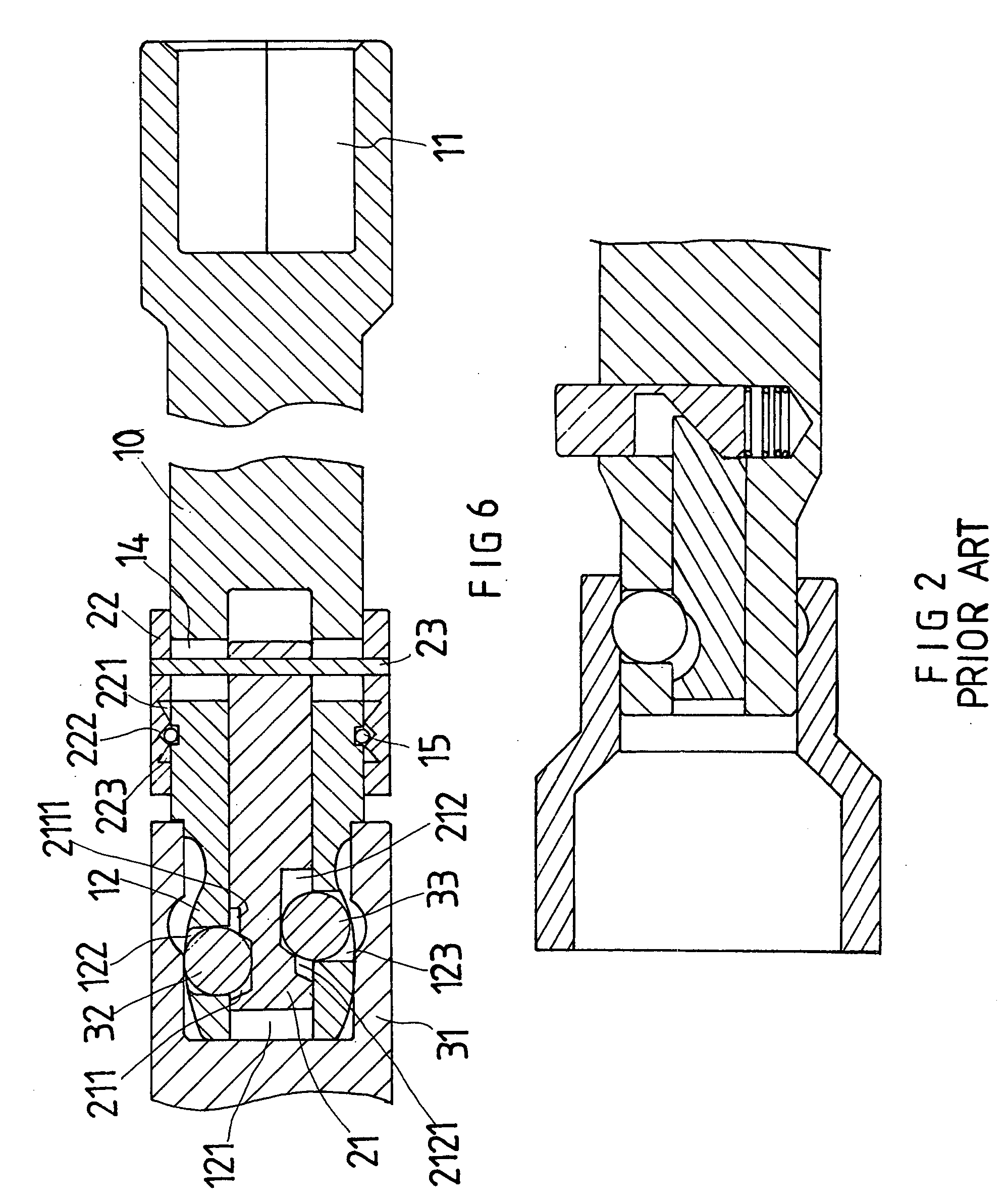 Structure of a fixed and turning connecting shaft