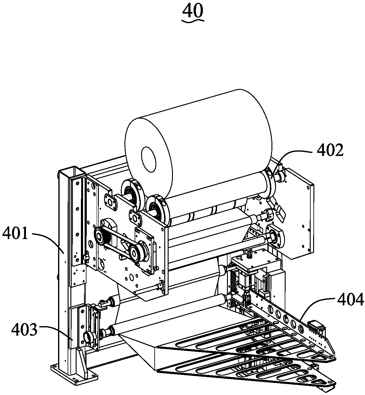 Film packaging machine and film packaging method