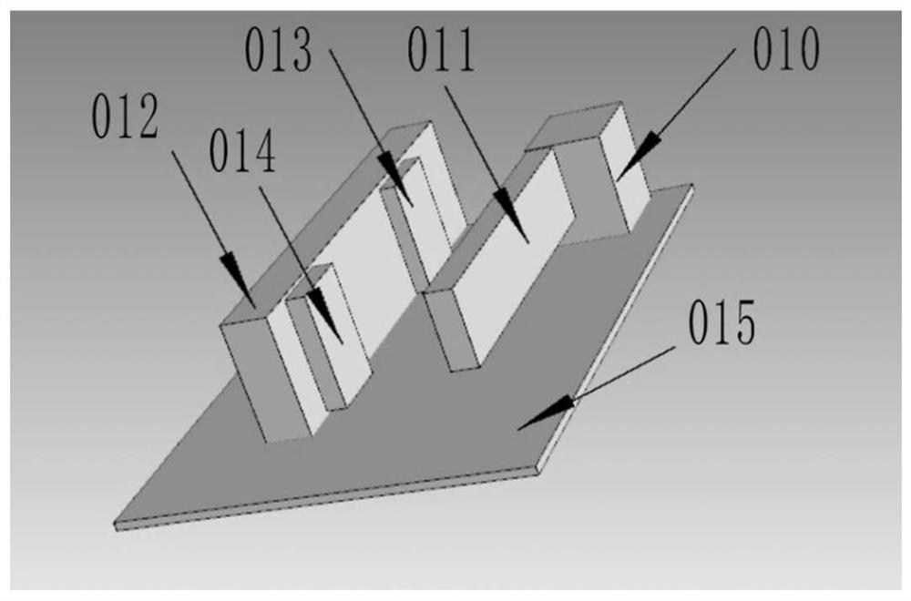 Multi-layer film residual stress and Young modulus on-line test structure for micro-manufacturing and on-line extraction method