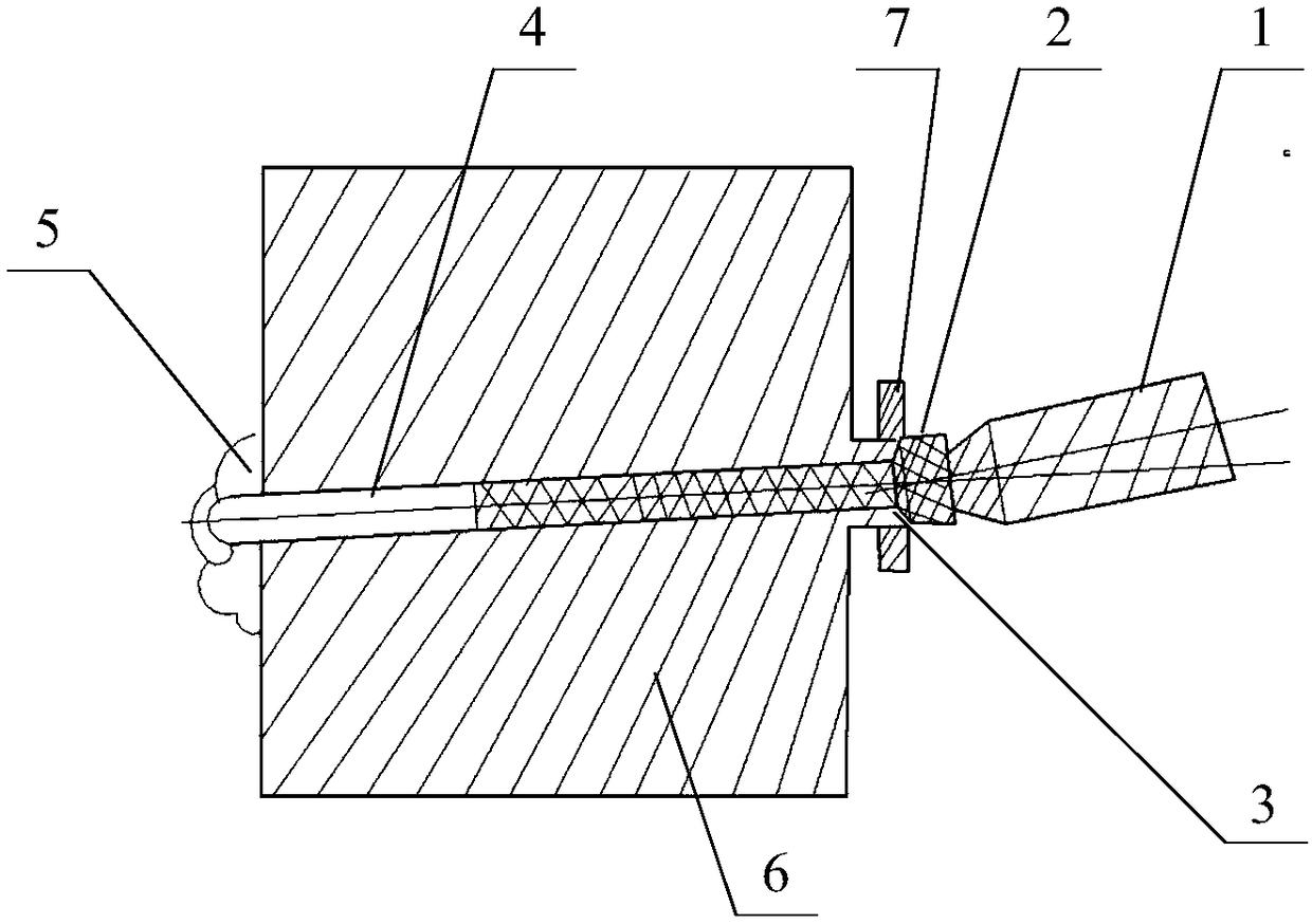 Method for avoiding metal taphole of blast furnace from burning through