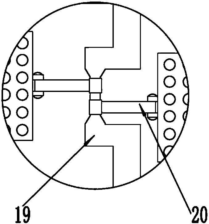 Aeration device for urban sewage treatment