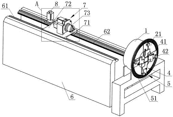 Externally-clamping type full-automatic pipe cutting machine