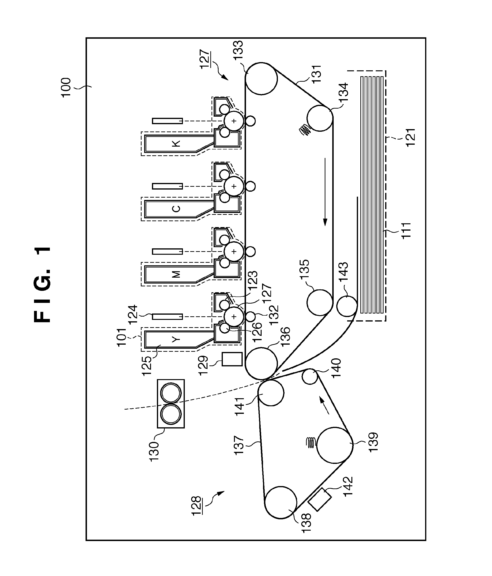 Image forming apparatus using plurality of rotation members, and control method thereof