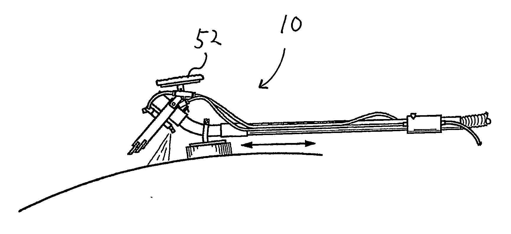 Apparatus and method for cleaning soiled surfaces with...