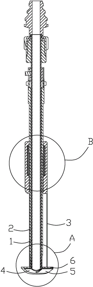 Two-way instillation peripheral arterial intubation device