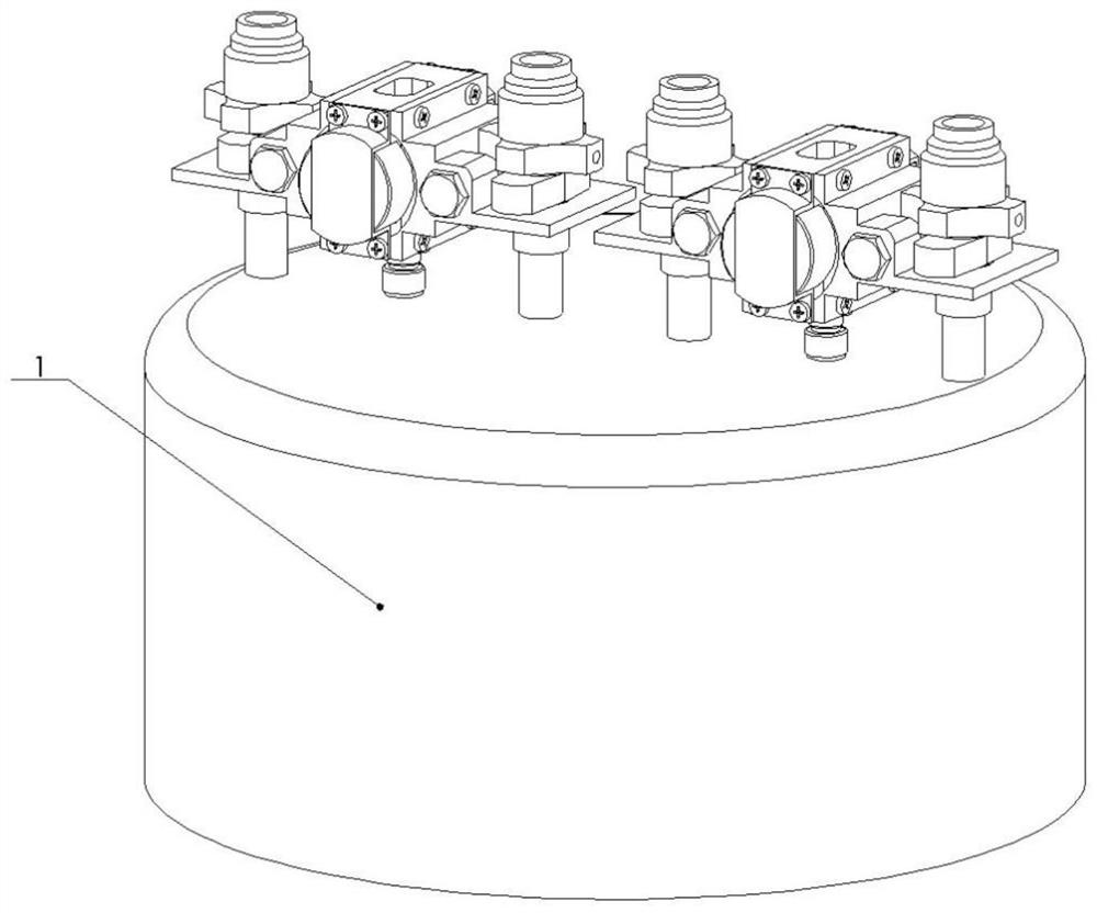 Gas-driven guided missile swing nozzle