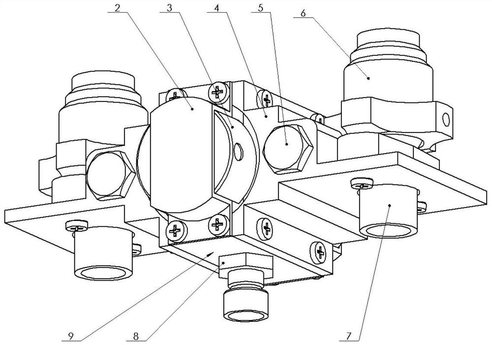 Gas-driven guided missile swing nozzle