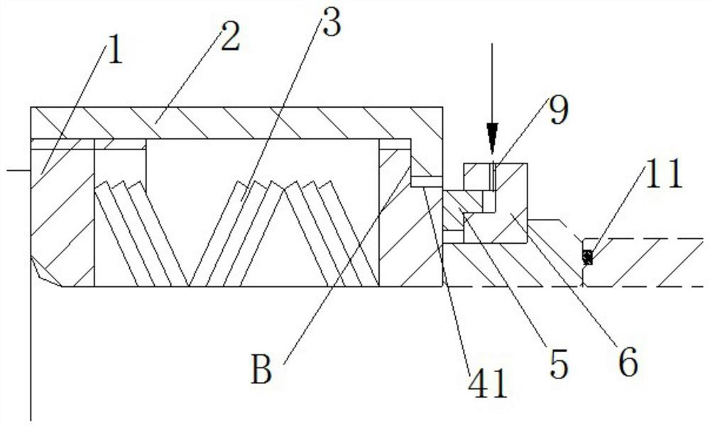 Special alloy pre-reactor plate spring transmission shaft structure