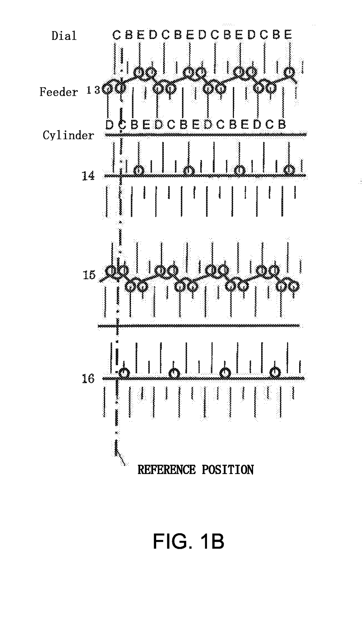 Woven fabric-like jacquard fabric for mattress ticking and method for knitting the same