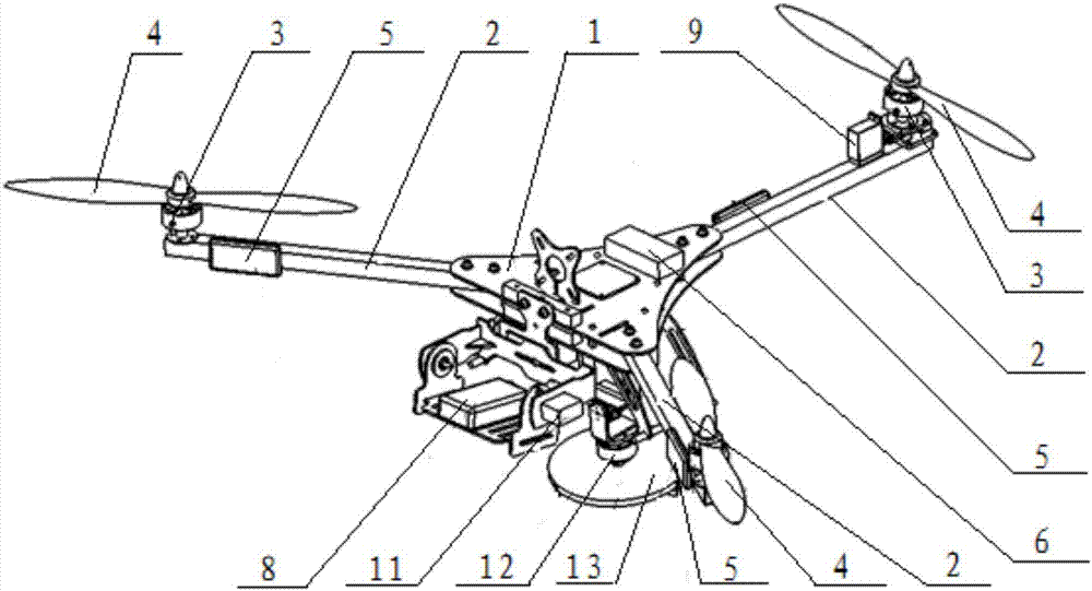 Flying robot for horticulture pruning