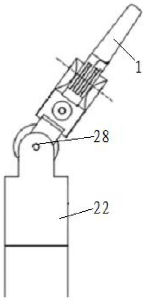 Surgical instrument for minimally invasive surgical robot