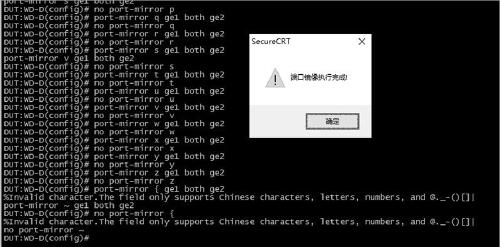 A port mirroring automatic testing method and device