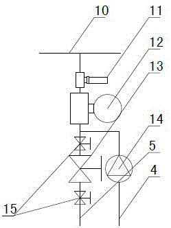 High-pressure hydraulic fracturing coal seam water injection system and automatic water injection monitoring method