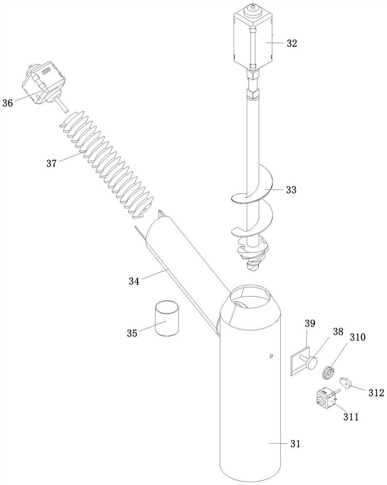 Ice surface garbage cleaning device for water conservancy