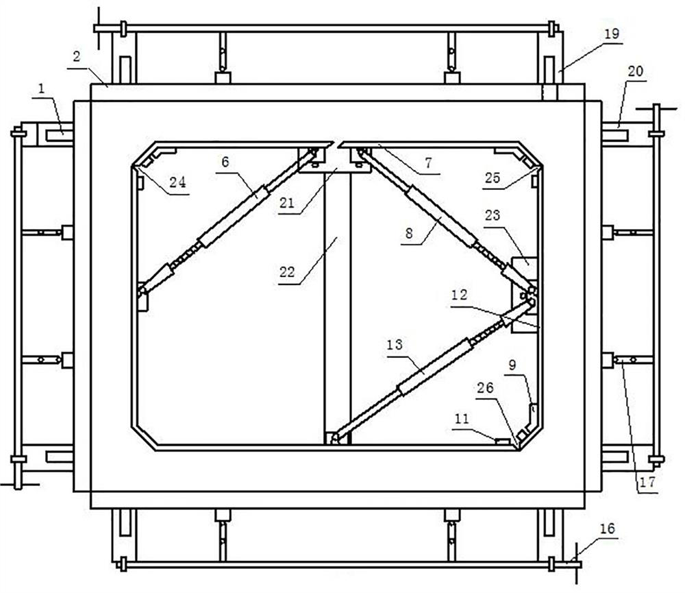 Fabricated box culvert vertical prefabricated light formwork and manufacturing method thereof, and box culvert prefabricating method