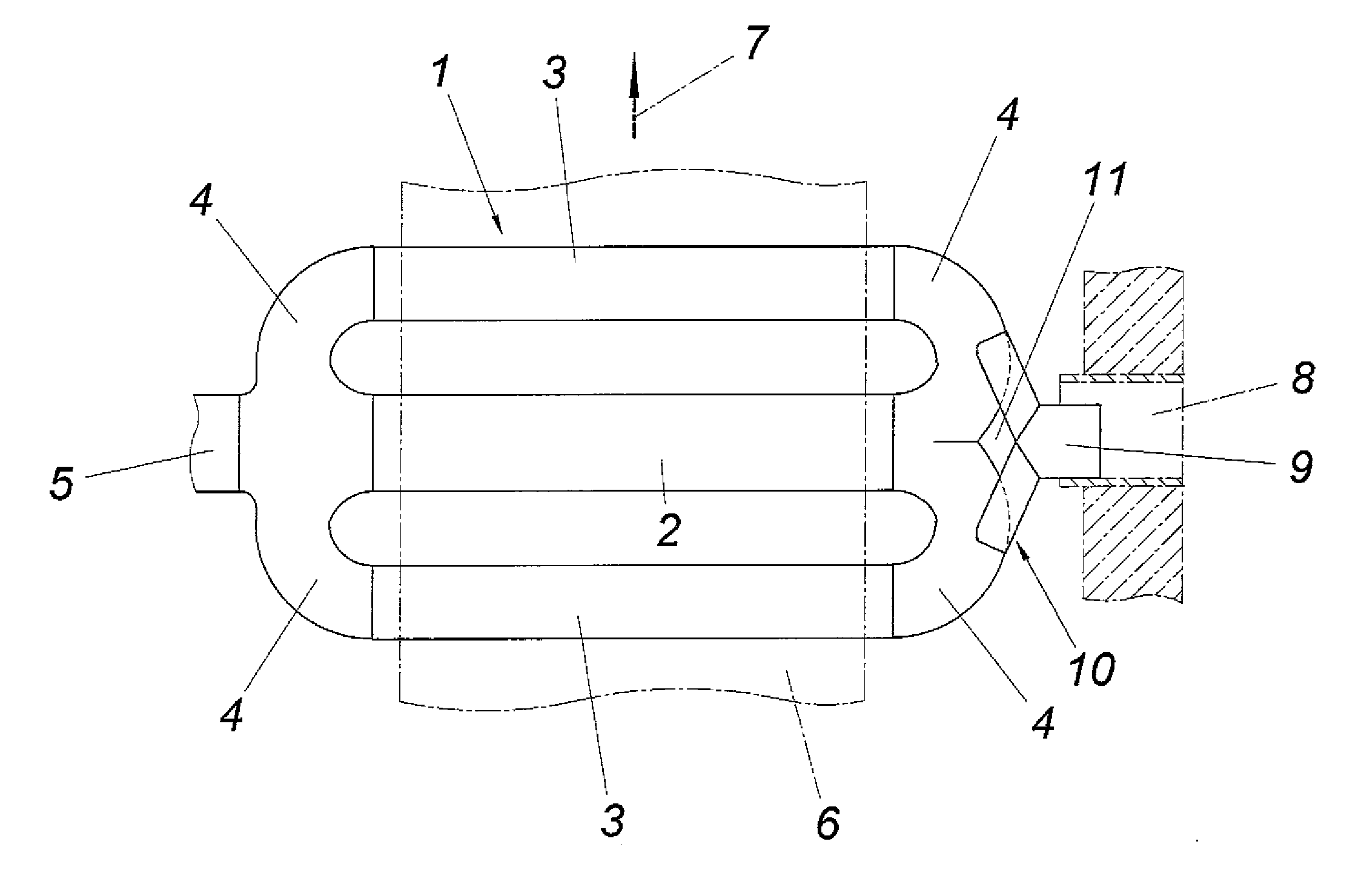 Device for heat-treating sheet metal strips