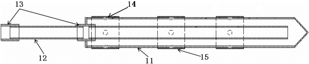 Suck-back prevention and deposition prevention grouting process and device for deep waterlogged sand layer