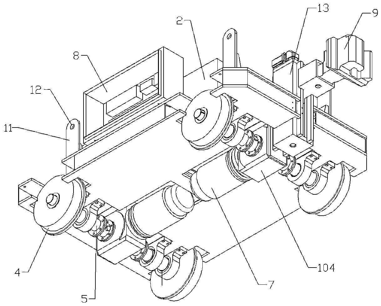 Track electric motor tractor