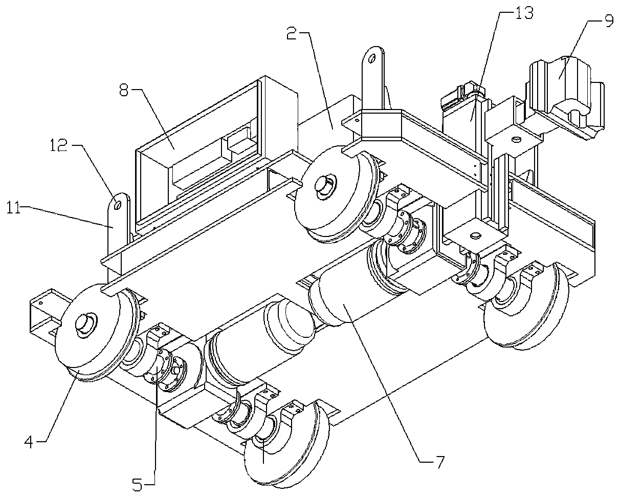 Track electric motor tractor