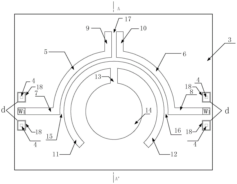 Gallium arsenide dual-mode bandpass filter and its preparation method