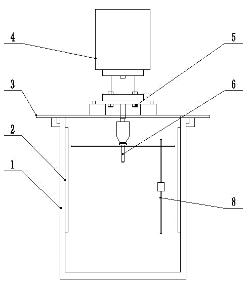 Device and method for testing rheologic property of coal mine filling slurry