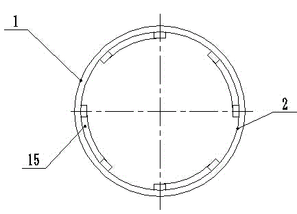 Device and method for testing rheologic property of coal mine filling slurry