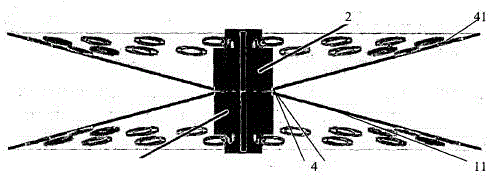 A device and method for forming an anastomotic joint between two parts of a body