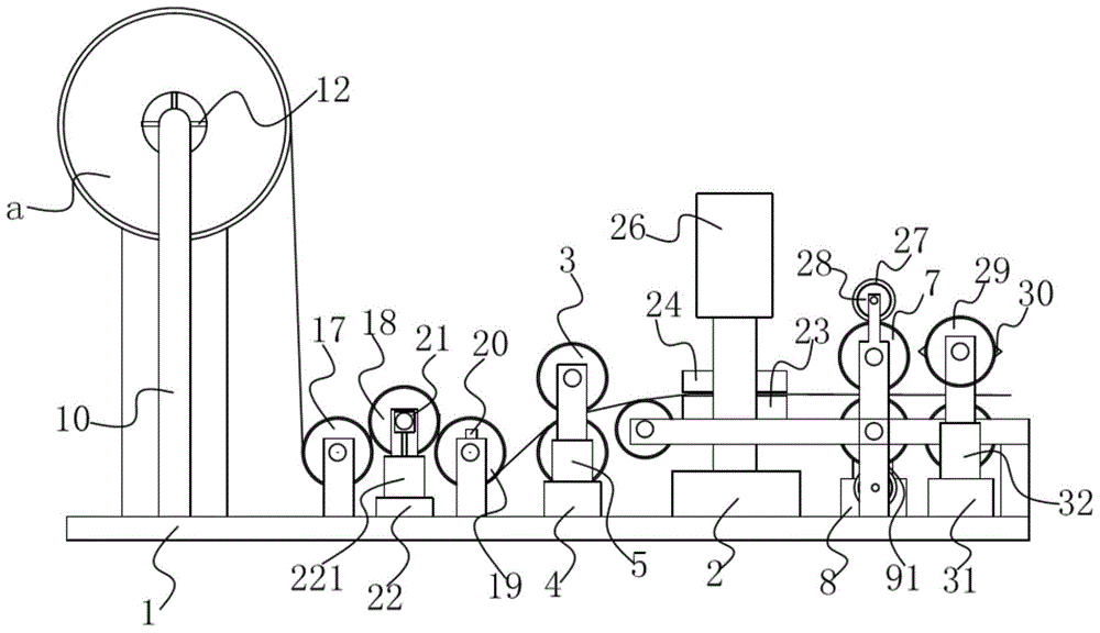 Heat dissipation belt forming system