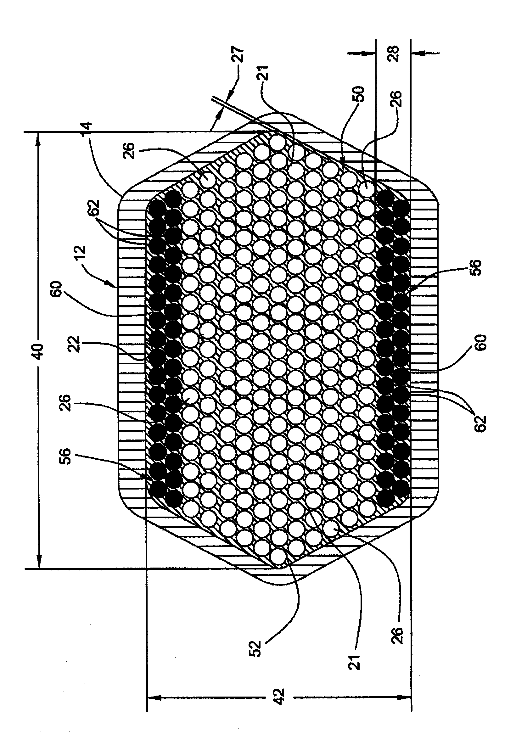 Composite heat exchanger end structure