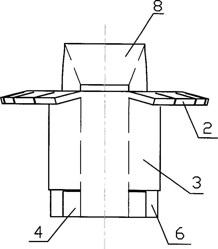 Gas-liquid parallel current guide floating valve