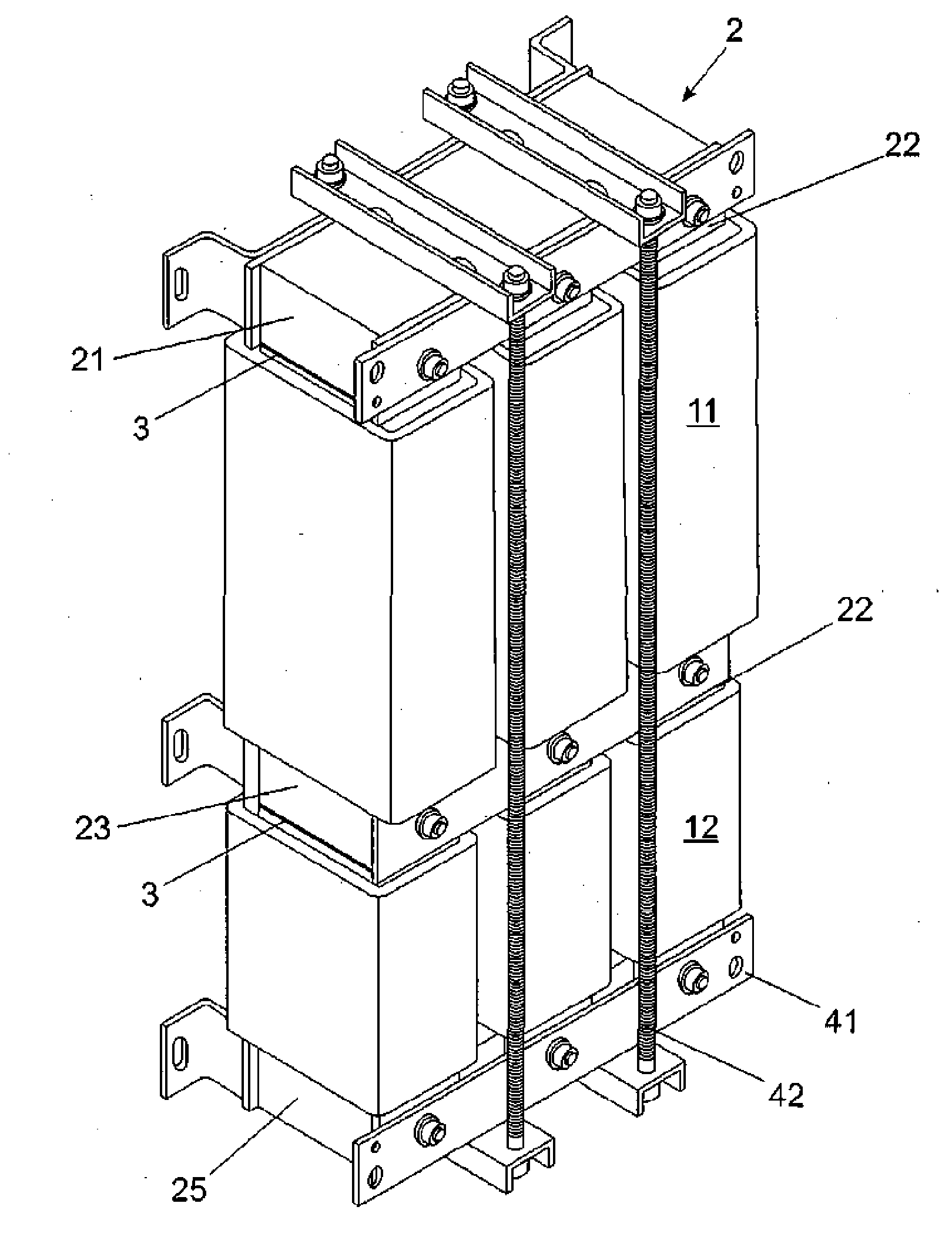 Single-core self-coupled inductor device