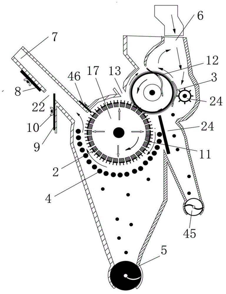 Back-suction-preventing high-efficiency embossing machine