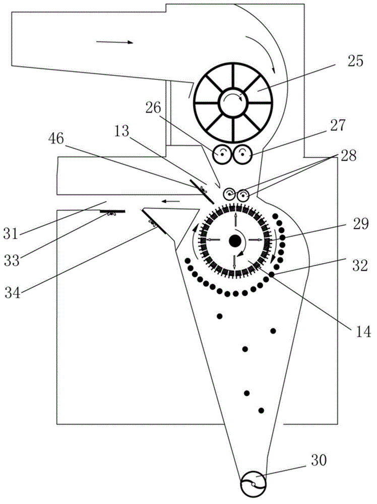 Back-suction-preventing high-efficiency embossing machine