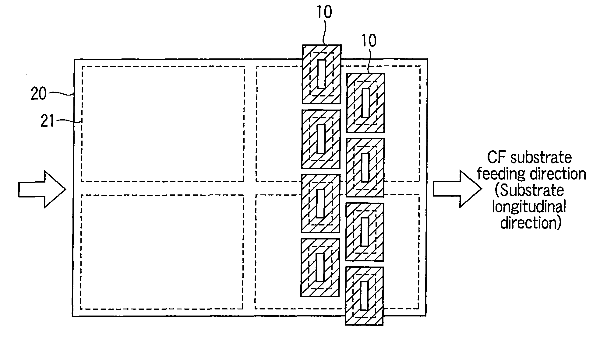 Color filter manufacturing method, patterned substrate manufacturing method, and small photomask