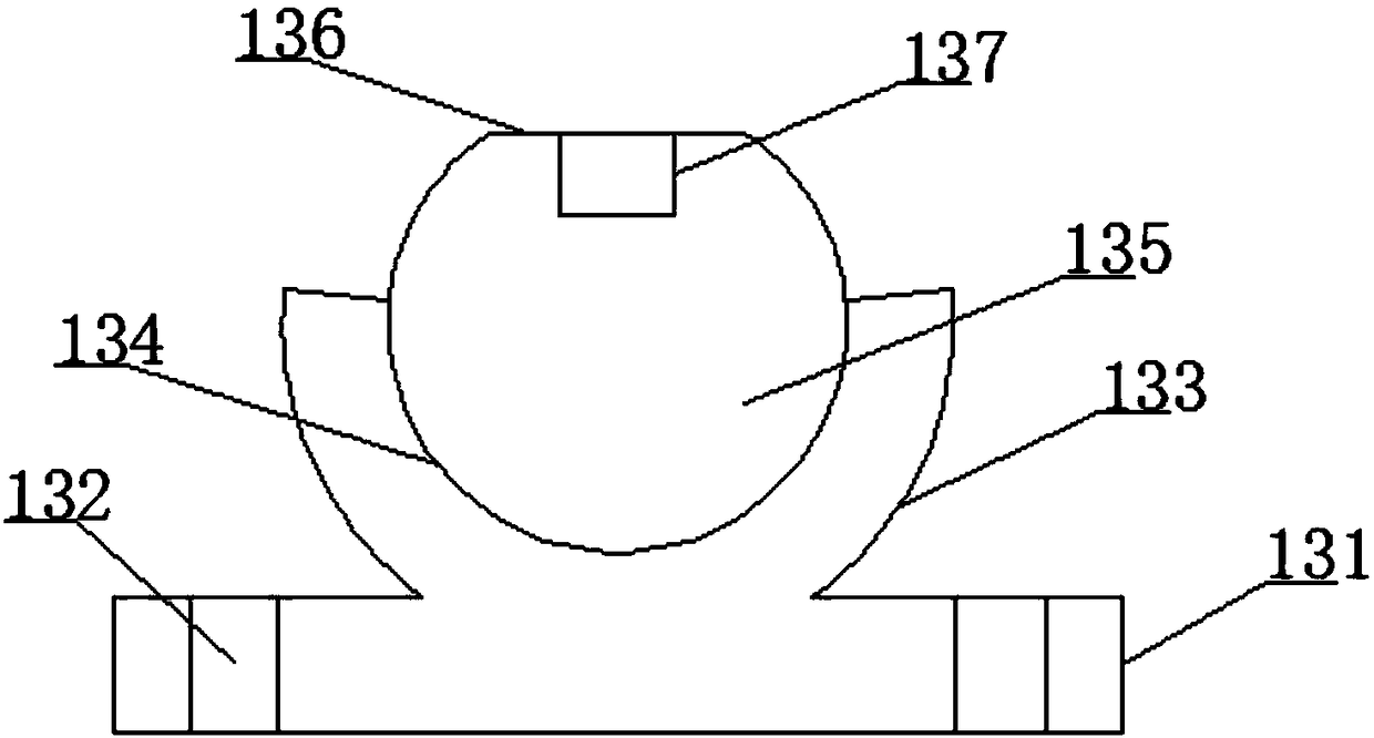 Hydraulic type component clamping device for chemical industry processing